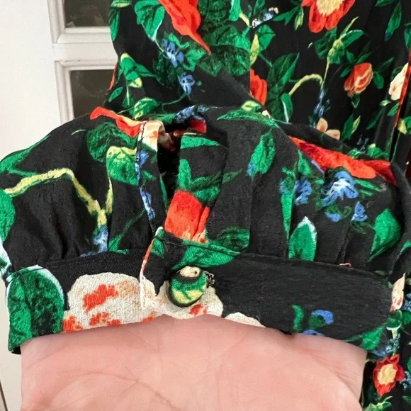 Anthropologie Lacy V-Neck Mini Dress - Size 8 - Picture 8 of 11